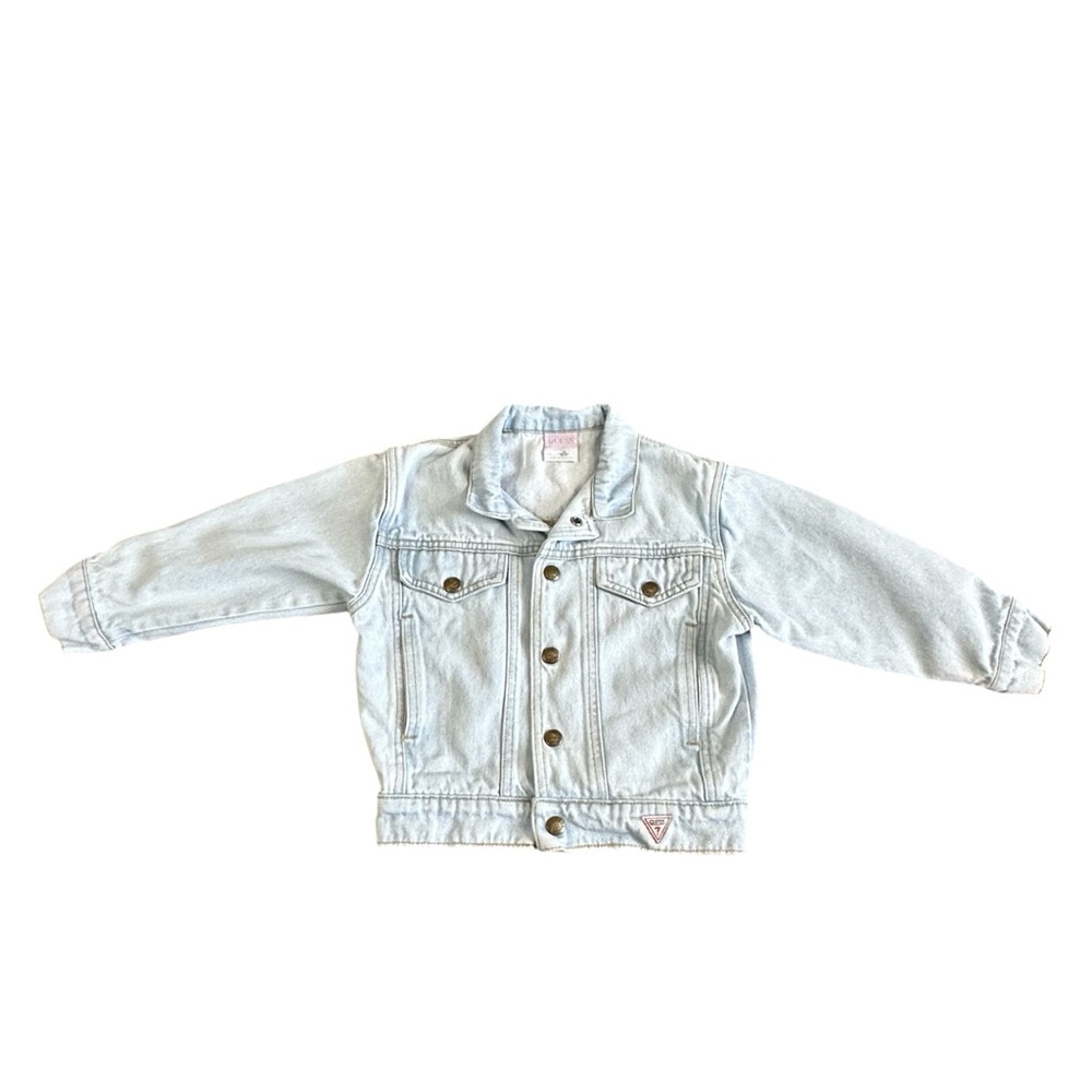 GUESS by Georges Marciano Kids Denim Jacket – Size 2Y–3Y (Made in USA) VINTAGE - Picture 2 of 8